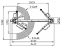 Two Post Clear Floor Hoist - 4,200kgs